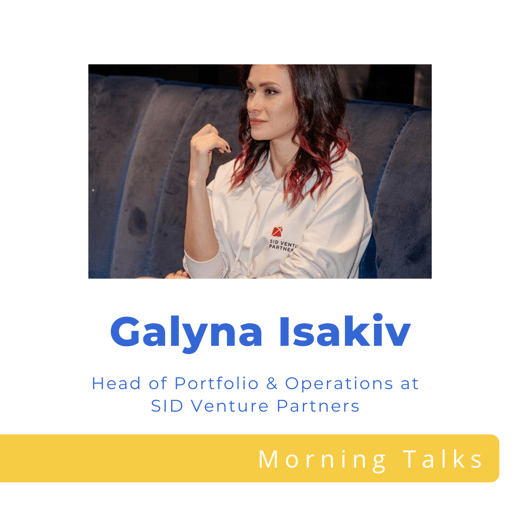 Morning talks - Galyna Isakiv
