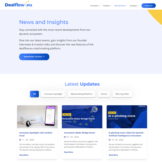 Newsletter_Investor_March_A revamped website