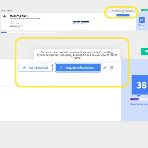 Newsletter_Investor_March_New feature on the Matchmaking Platform 